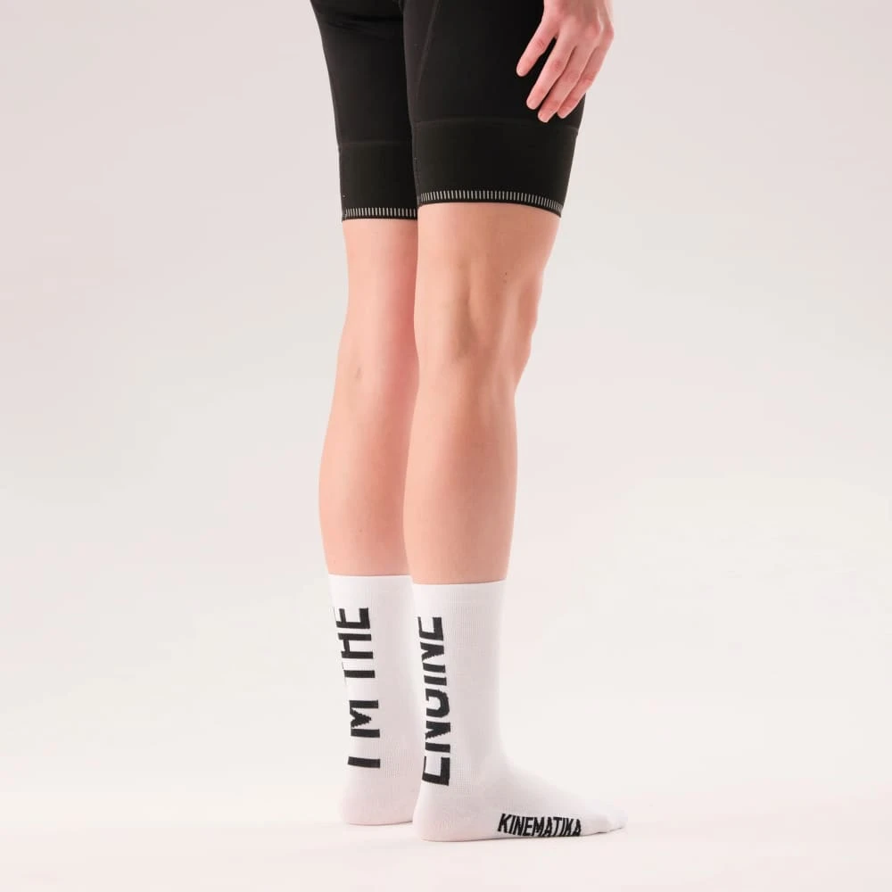 Носки KINEMATIKA Engine White 1.0 43-46 - фото 3