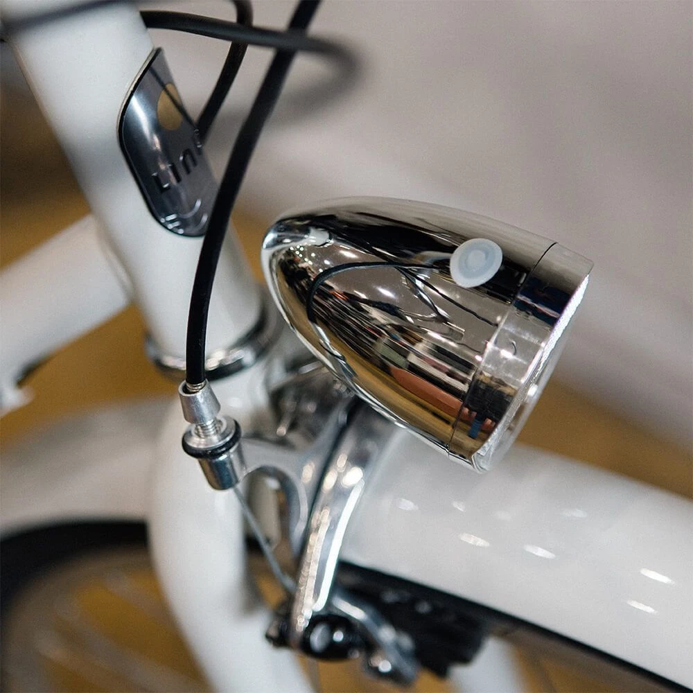 Передний велофонарь lampe frontale серебряный - фото 2