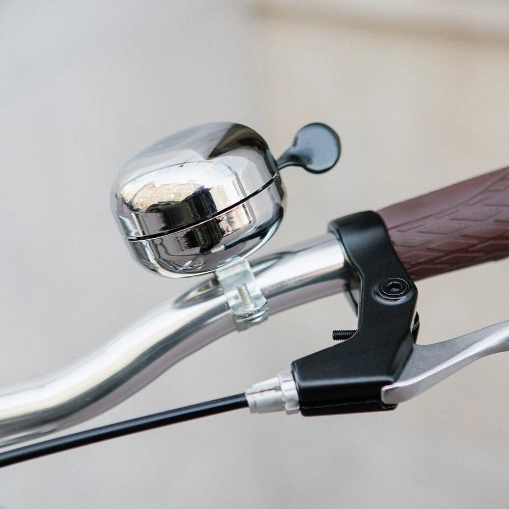 Классический хромированный звонок средний Дин-Дон - фото 2