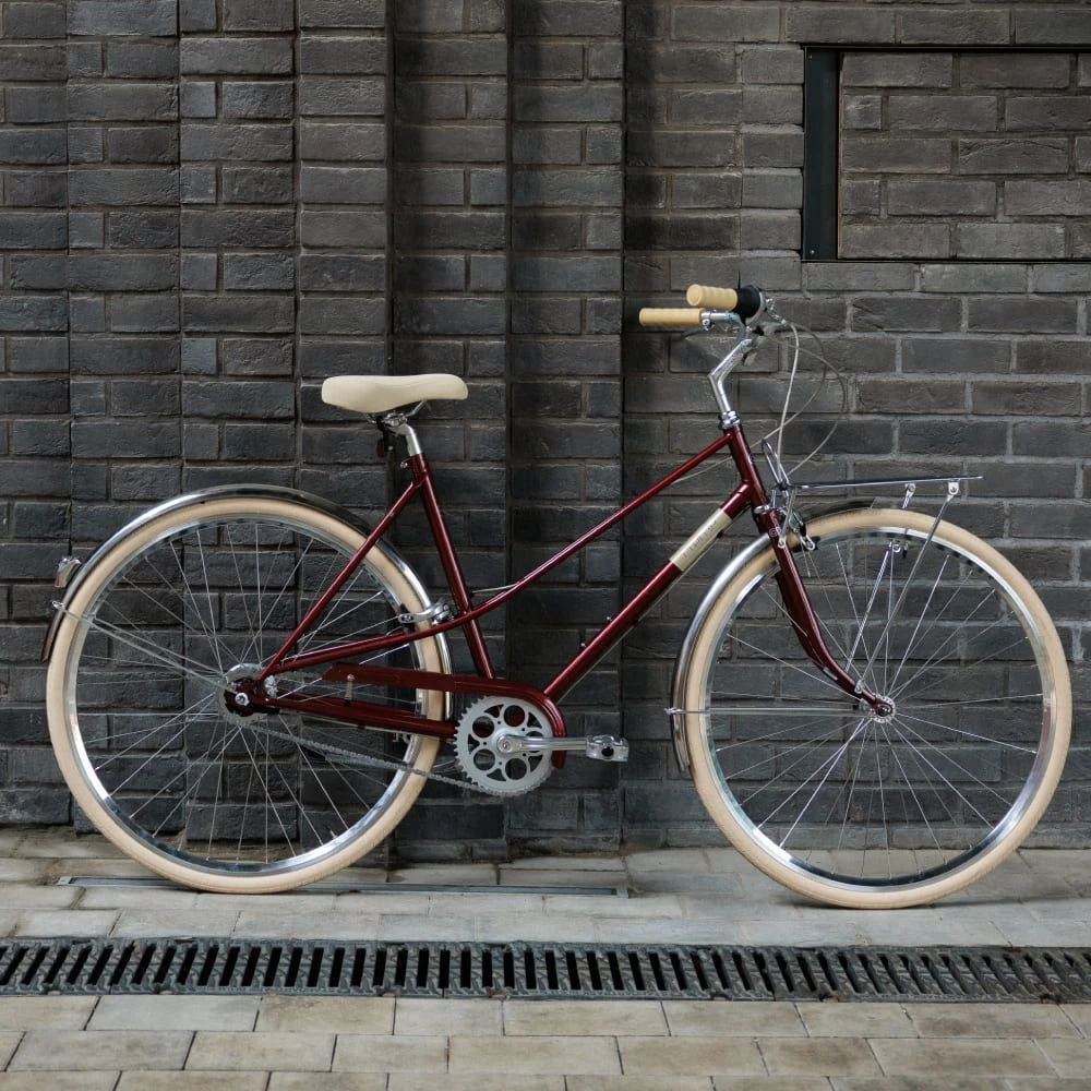 Велосипед CREME CAFERACER LADY SOLO BORDEAUX (7 speed) M - фото 1