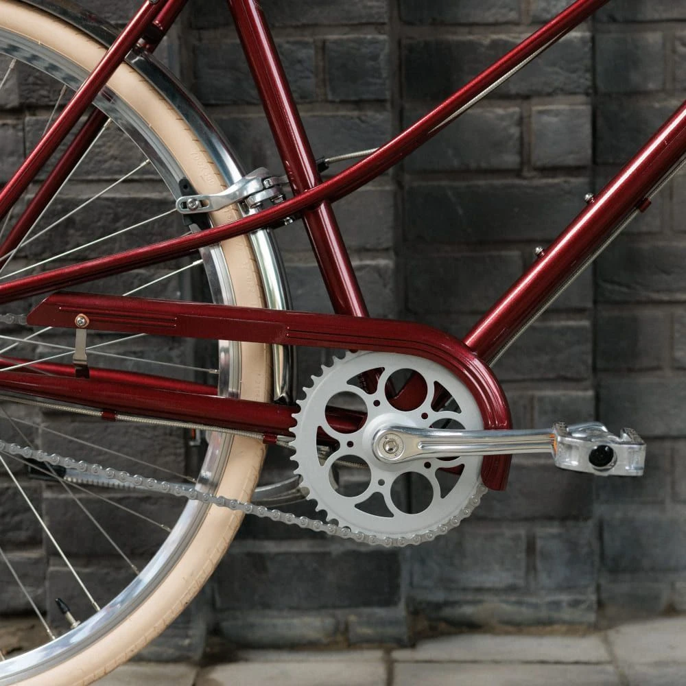 Велосипед CREME CAFERACER LADY SOLO BORDEAUX (7 speed) M - фото 13