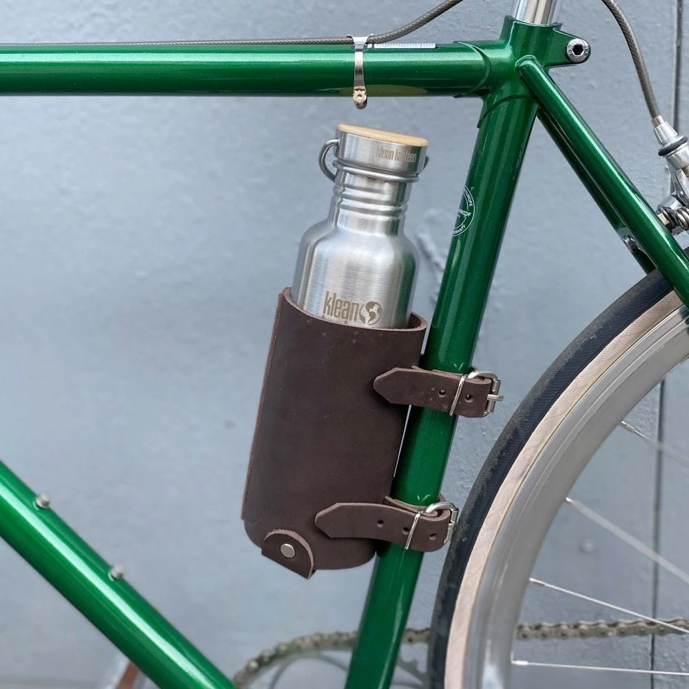 Держатель бутылки кожаный (разные цвета) - фото 2