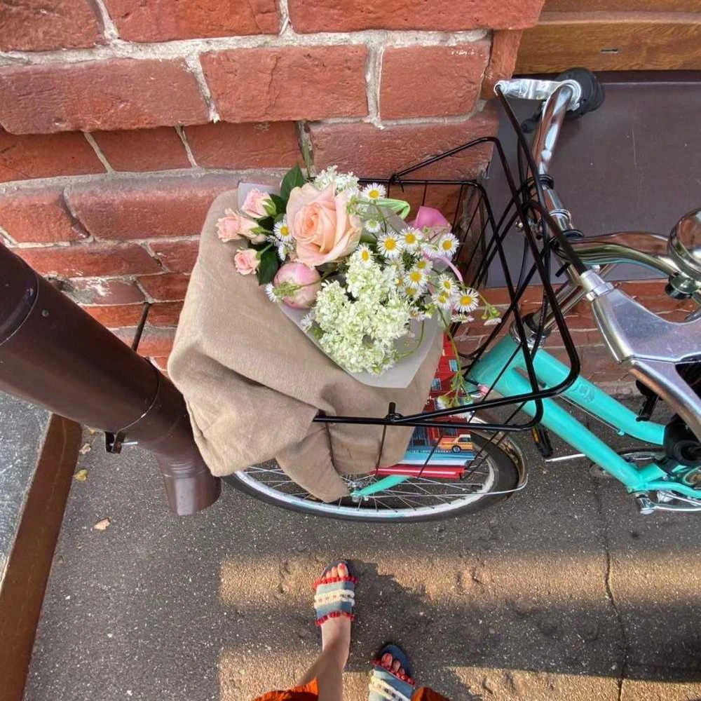 Велосипедная металлическая корзина Itsmybike черная Жирарден - фото 3