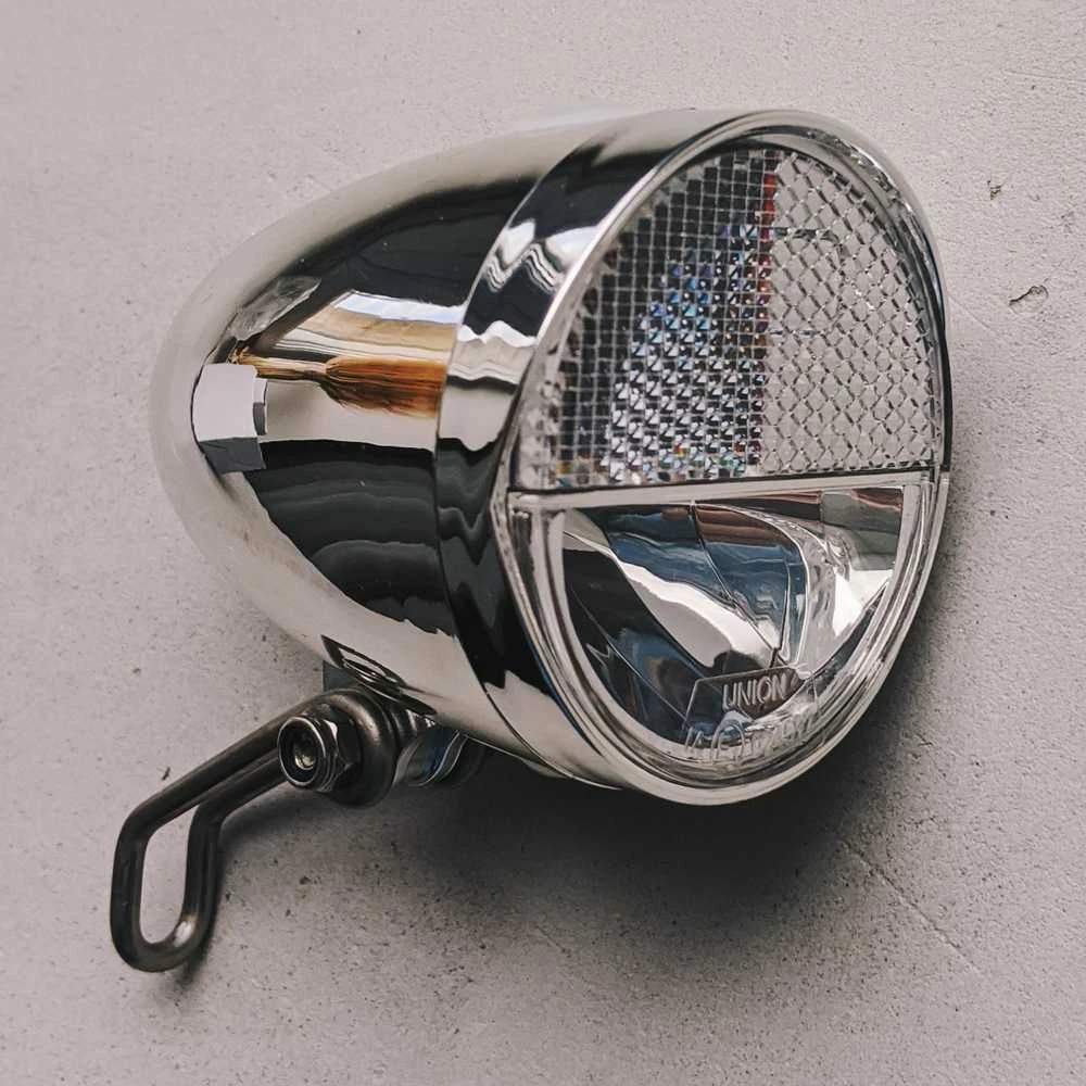 Передний велофонарь lampe frontale серебряный - фото 7