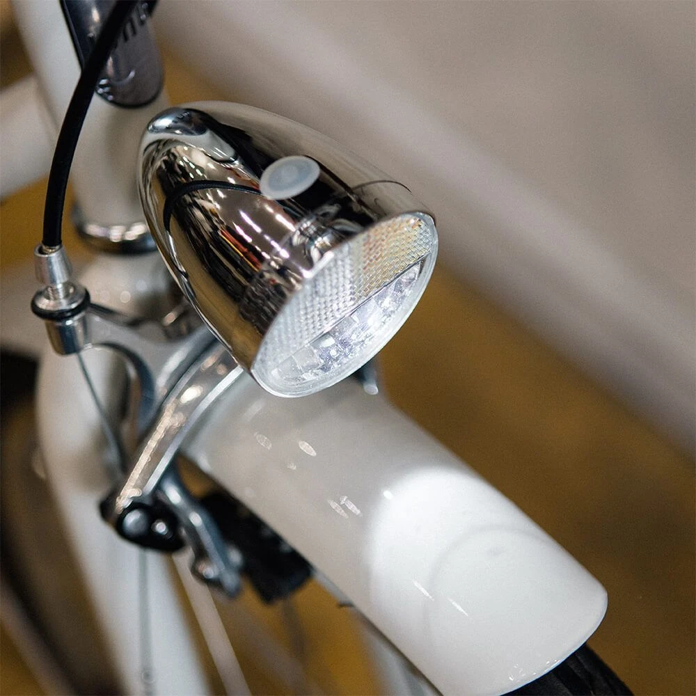 Передний велофонарь lampe frontale серебряный - фото 5