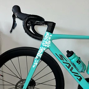 Светоотражающие наклейки it's my!bike светящийся в темноте леопард