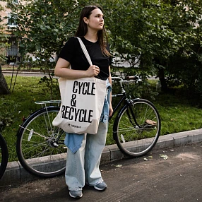 Шоппер CYCLE and RECYCLE