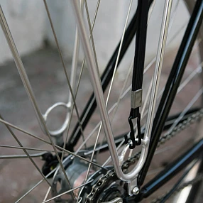 Багажная резинка тройная для велосипеда 55 см NUVO черная