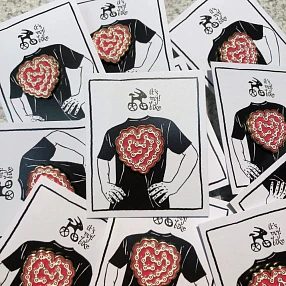 Значок it's my!bike Heart