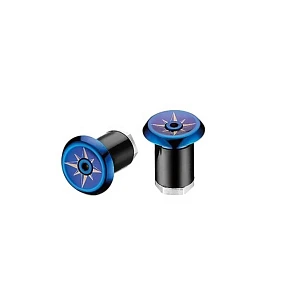 Заглушки руля Ciclovation Vortex Aurora Blue