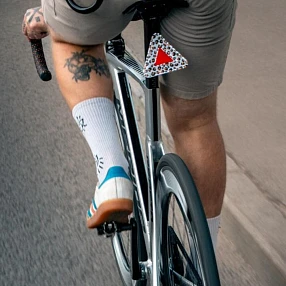 Светоотражающий треугольник it's my!bike леопард