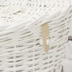 Корзина с крышкой на руль it's my!bike белая