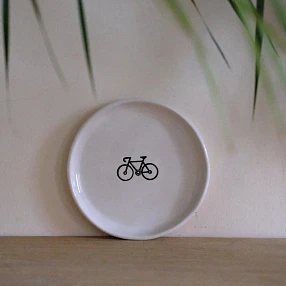 Тарелка с велосипедом 15 см