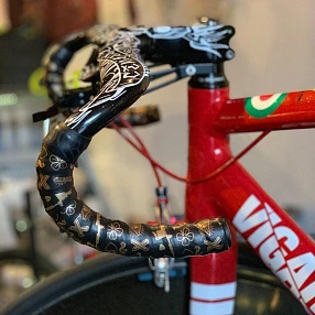 Обмотка руля Cinelli Tape Volee Mike Giant Gold / Черный
