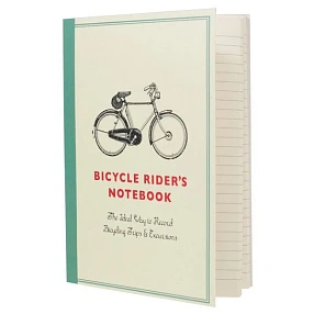 Тетрадь с велосипедом