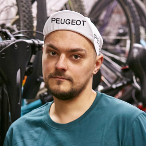 Пятипанельная велосипедная кепка PEUGEOT