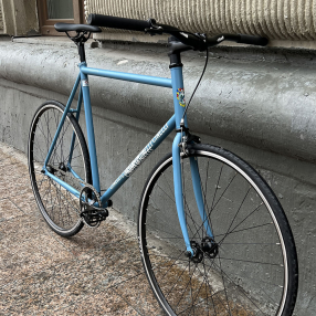 Велосипед Cinelli Gazzetta голубой (размер 55,5)