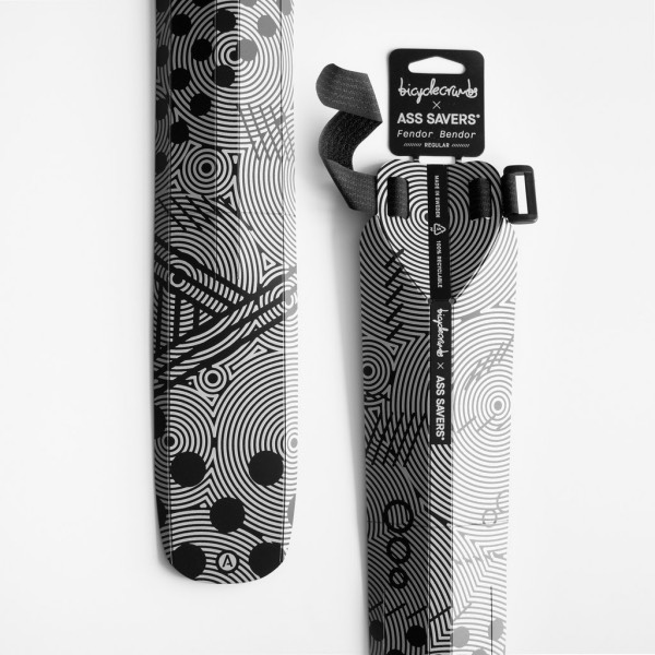 Крылья Ass Saver Fendor Bendor Bicyclecrumbs светоотражающие - фото 3