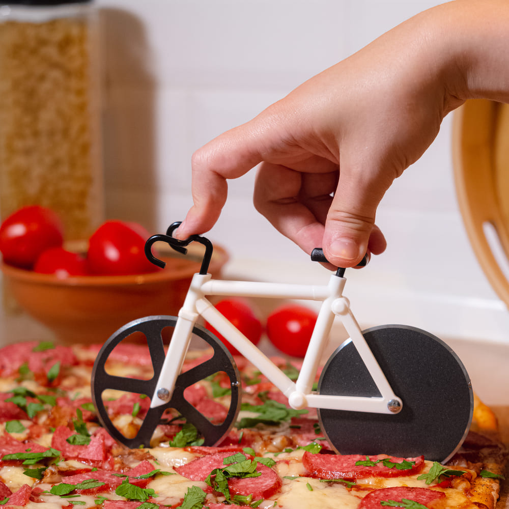 Нож для пиццы в виде велосипеда it's my!bike (разные цвета) - фото 7