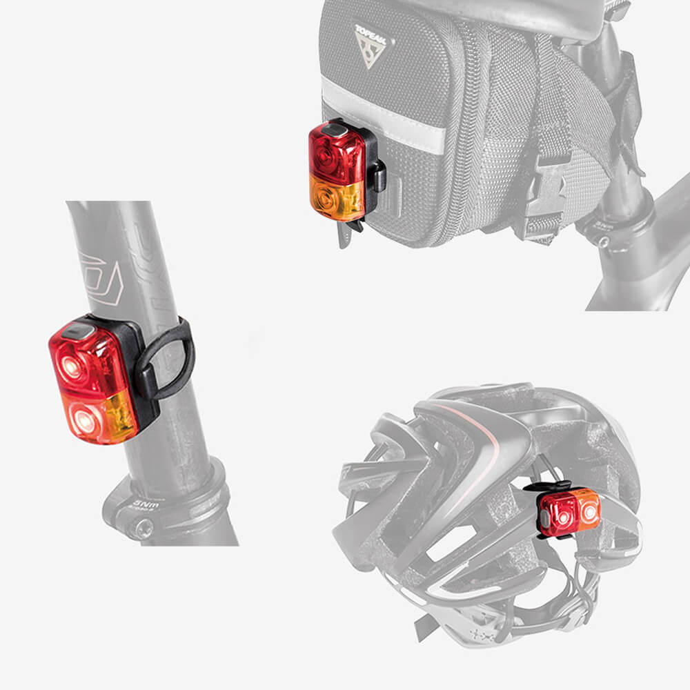 Фонарь задний Topeak TAILLUX 30 USB красно-желтый - фото 9