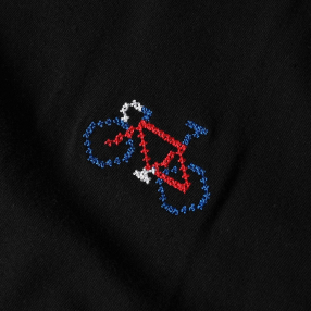 Футболка Dedicated Stockholm Stitch Bike Black мужская