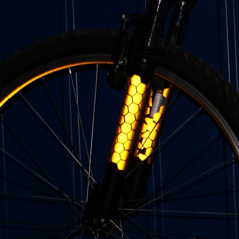 Светоотражающие наклейки на раму it's my!bike Соты - фото 1