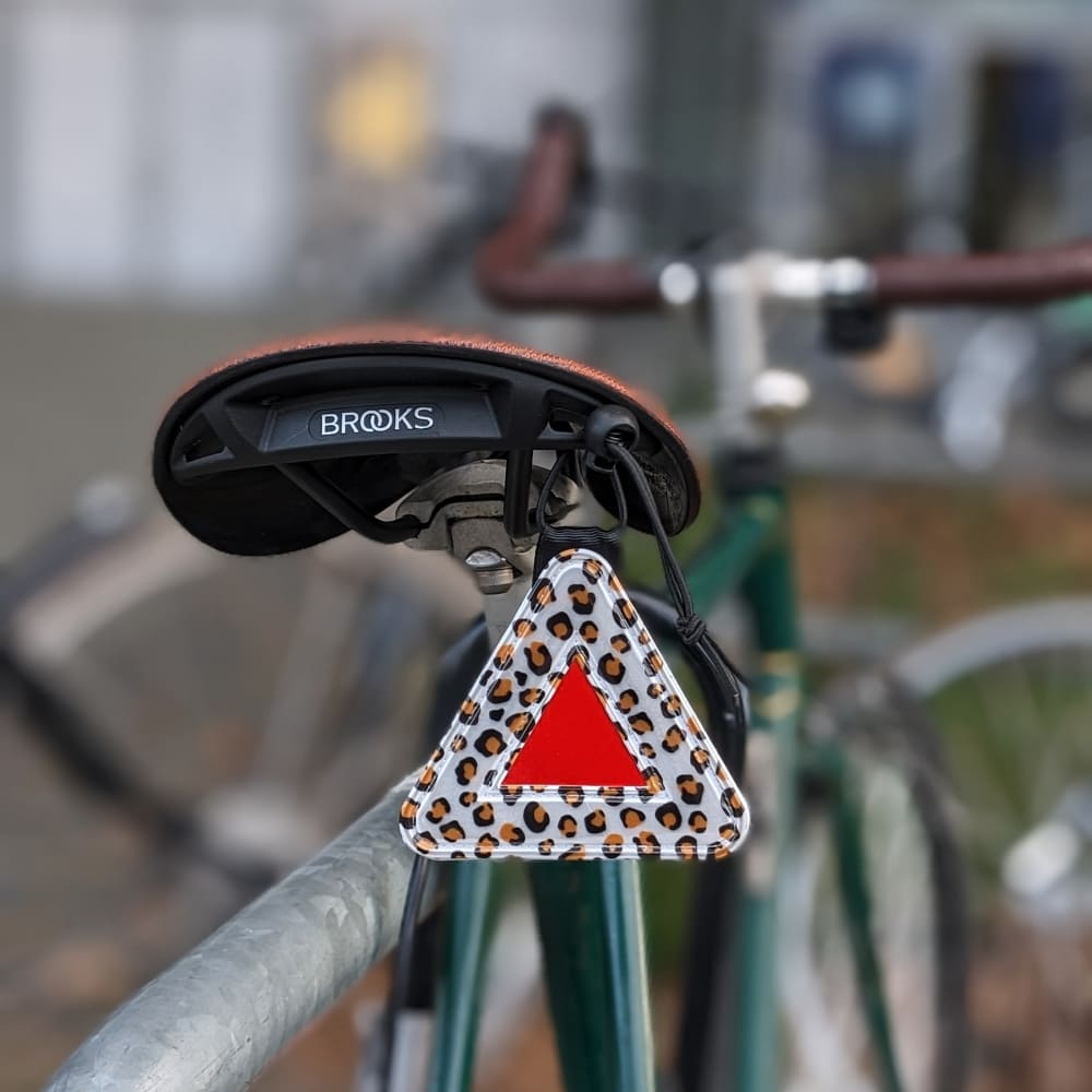 Светоотражающий треугольник it's my!bike леопард - фото 6