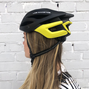 Велосипедный шлем Los Raketos VERTIGO Black-Yellow S-M