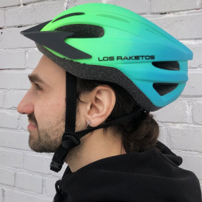 Велосипедный шлем Los Raketos FLASH Blue-Green S-M