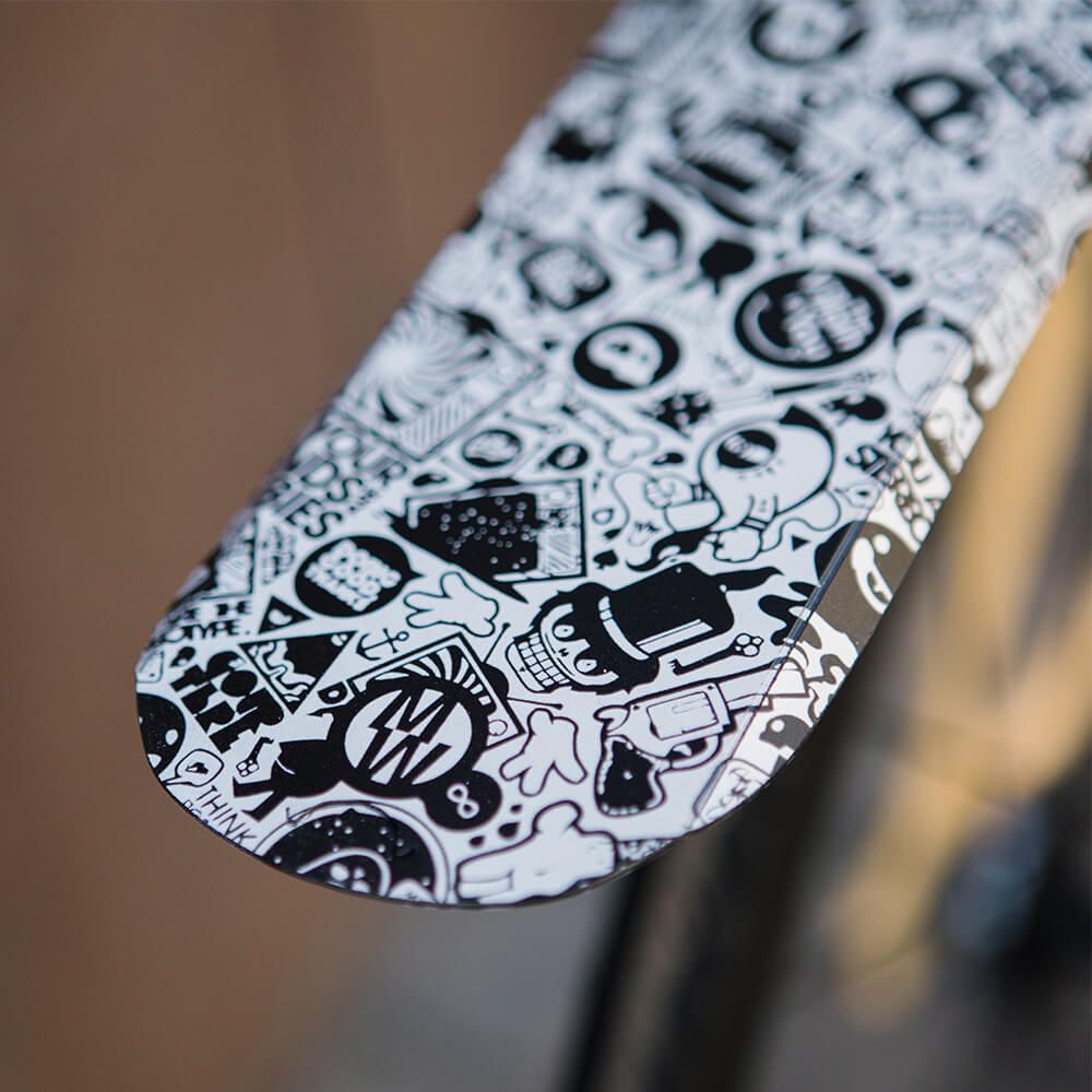 Складное велосипедное крыло Mini Wings Looong Comics - фото 6