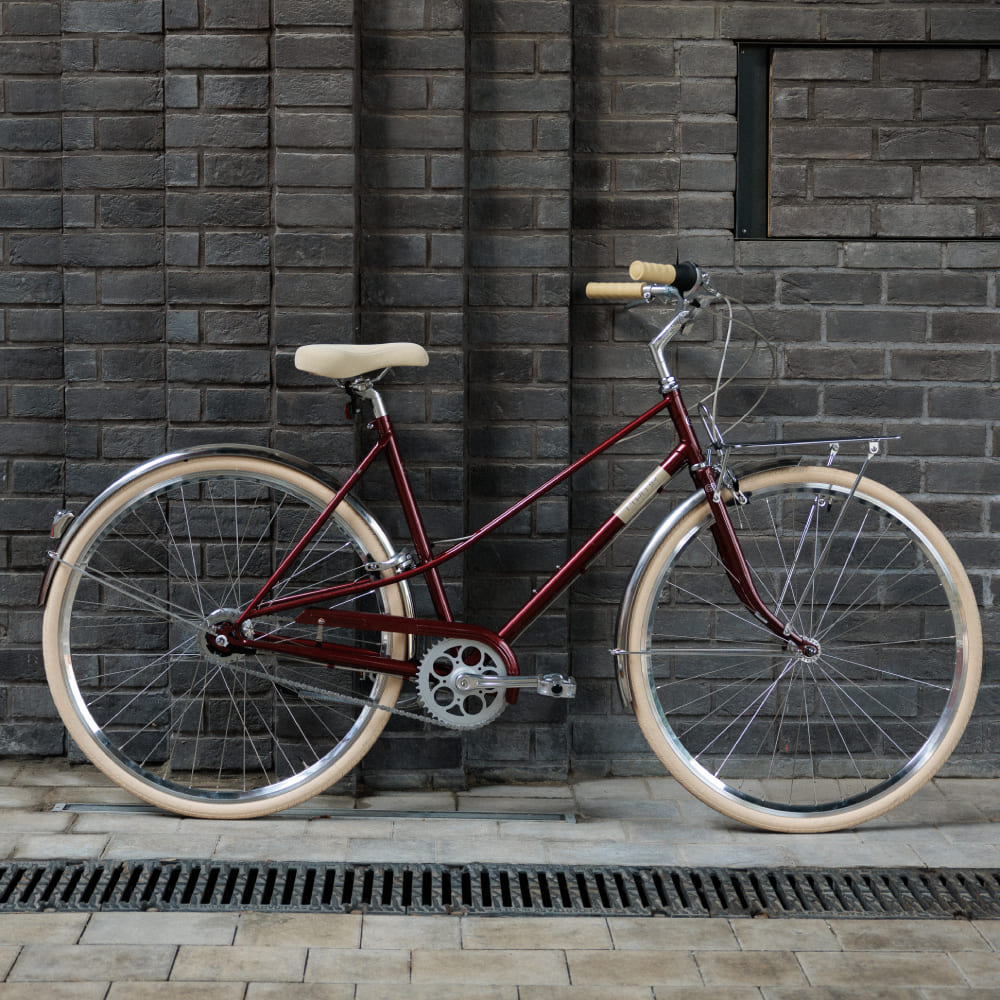 Велосипед CREME CAFERACER LADY SOLO BORDEAUX (7 speed) M - фото 1