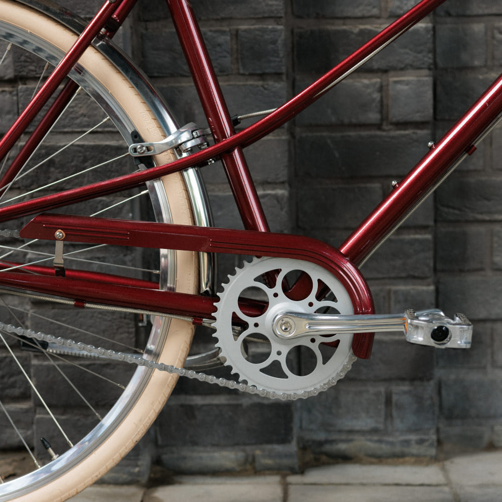 Велосипед CREME CAFERACER LADY SOLO BORDEAUX (7 speed) M - фото 13