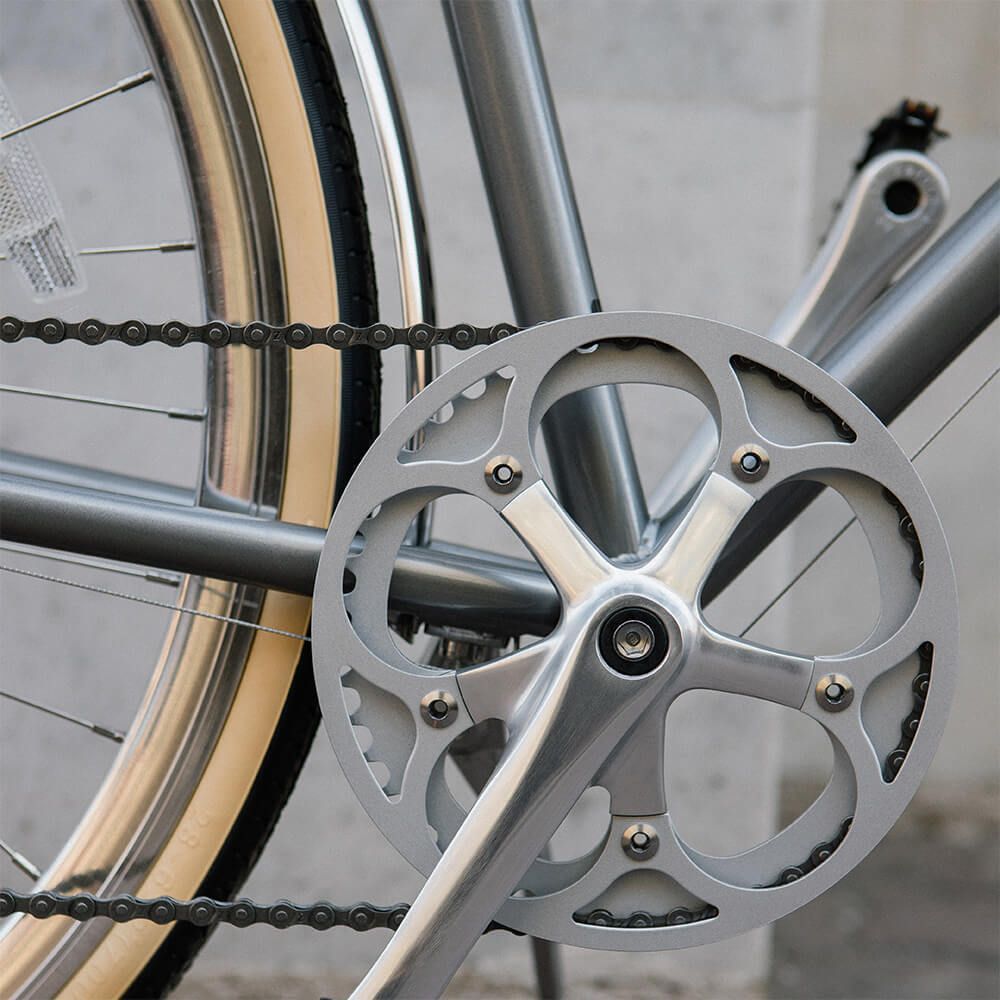 Велосипед 6KU Odyssey 8spd City Bike 54 Brandford Silver - фото 8