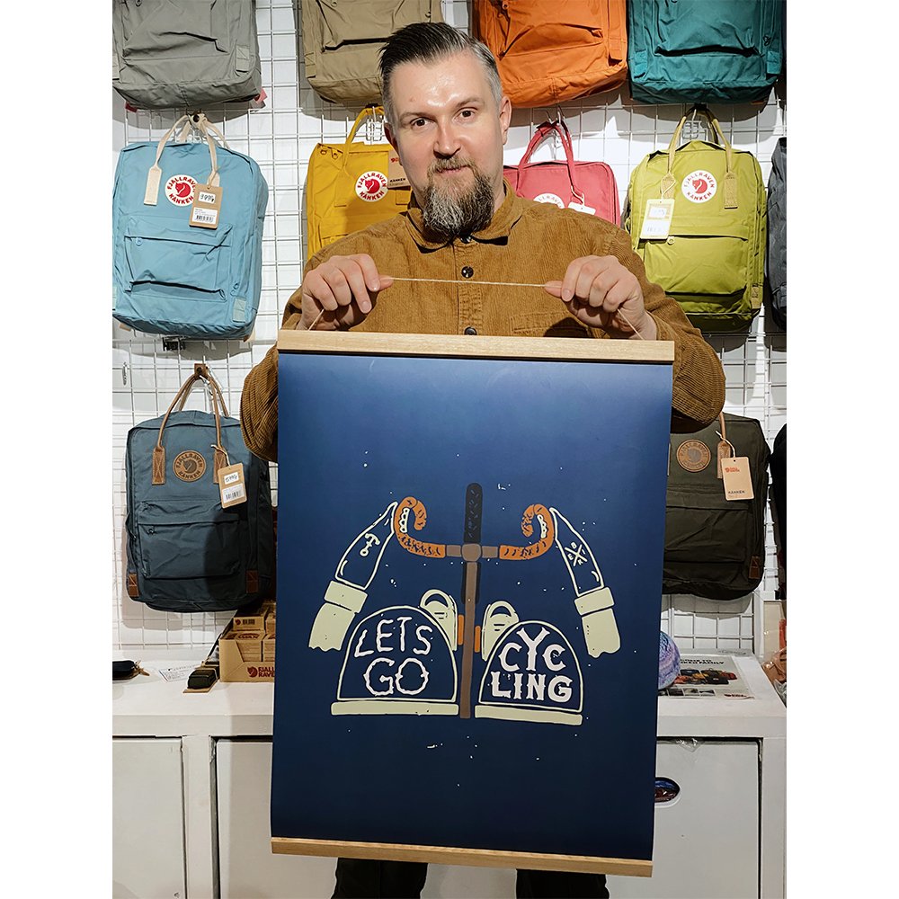 Плакат it's my!bike Let's go cycling! - фото 4