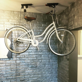 Крепление велосипеда к потолку - лифт